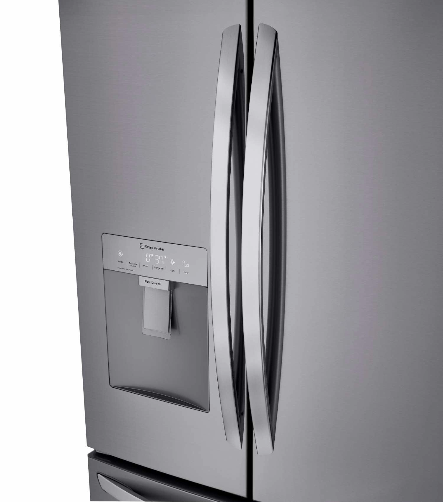 LG Platinum Silver 36" French Door Refrigerator (29 Cu.Ft) - LRFWS2906V