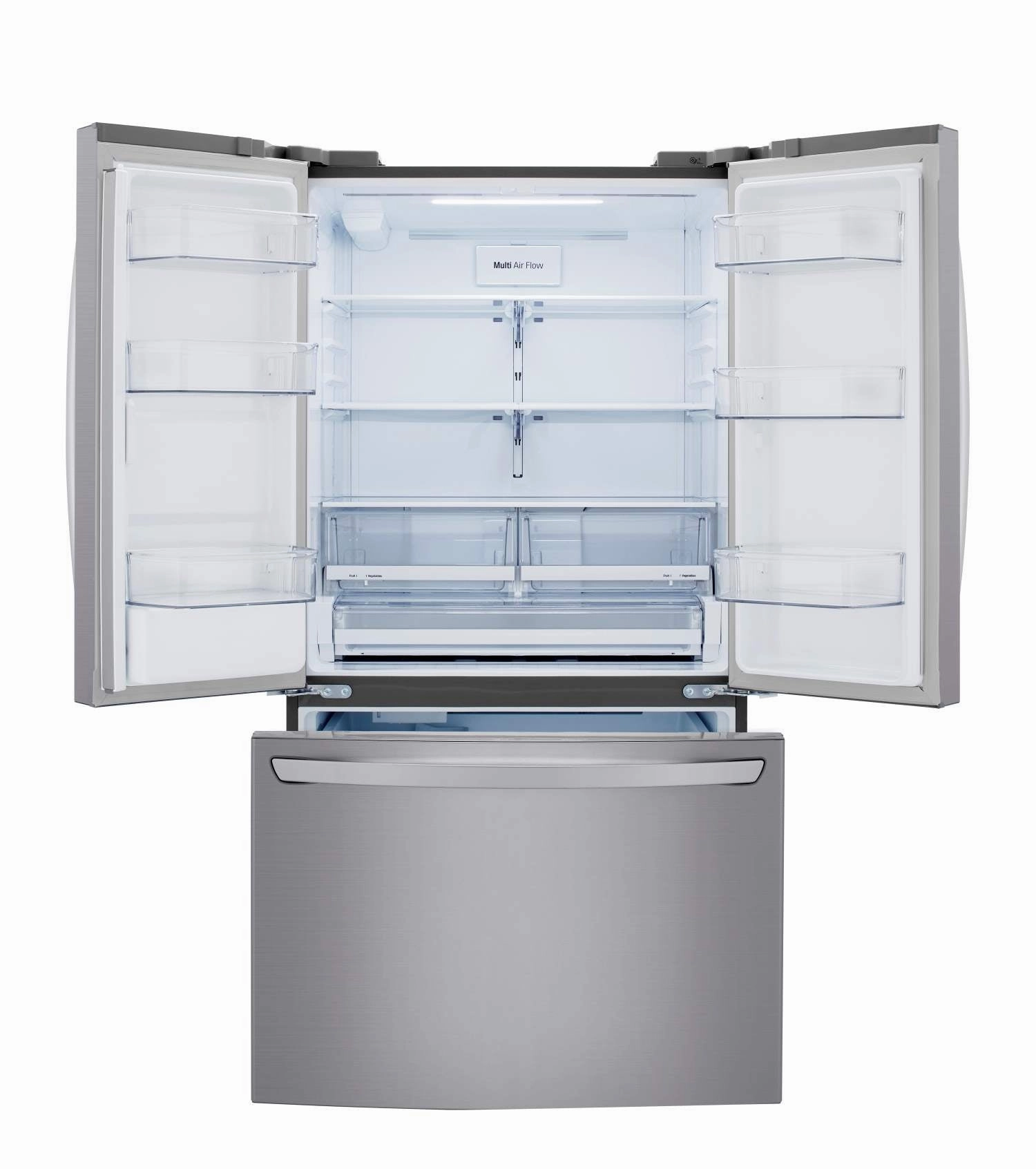 LG Platinum Silver 36" French Door Refrigerator (29 Cu.Ft) - LRFWS2906V