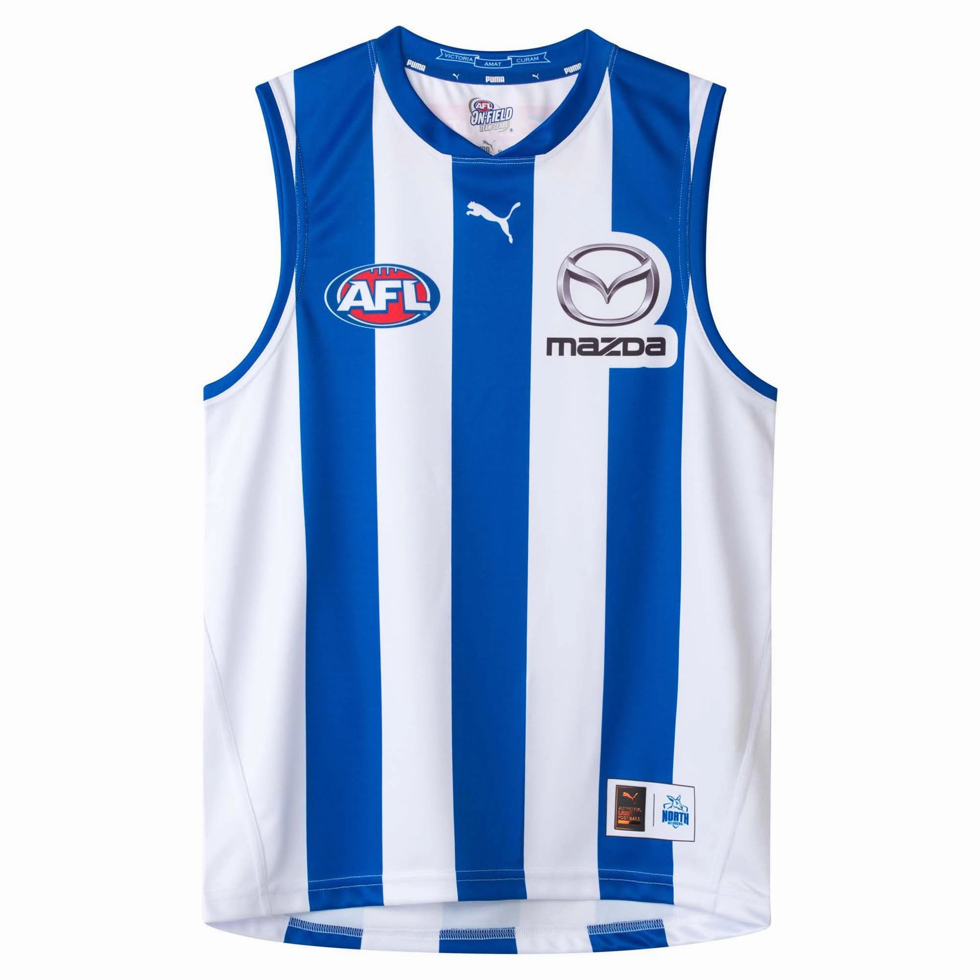 Men's AFL North Melbourne Kangaroos Football Club 2025 Home Replica Jersey