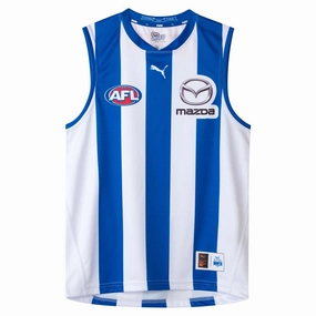 Men's AFL North Melbourne Kangaroos Football Club 2025 Home Replica Jersey