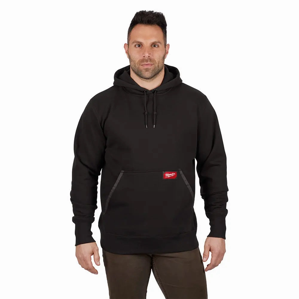 Milwaukee 350B-XL - Heavy Duty Pullover Hoodie - Black XL