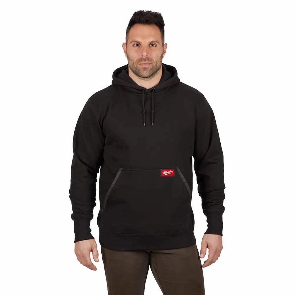 Milwaukee 350B-XL - Heavy Duty Pullover Hoodie - Black XL