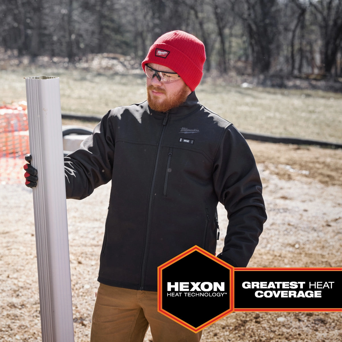 Milwaukee M100B-20M - M12™ Heated TOUGHSHELL™ Jacket - Black M