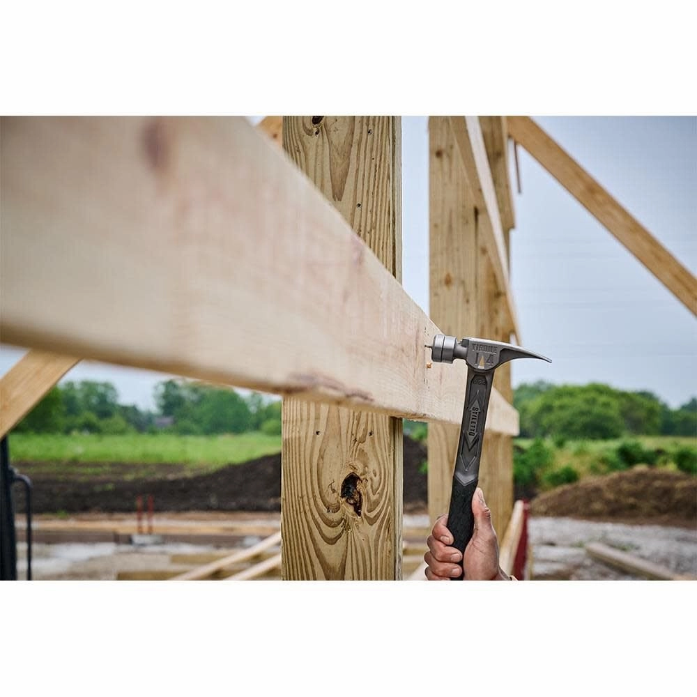 Milwaukee TIB14RSC - STILETTO® TIBONE™ 14oz Smooth/Curved Titanium Framing Hammer
