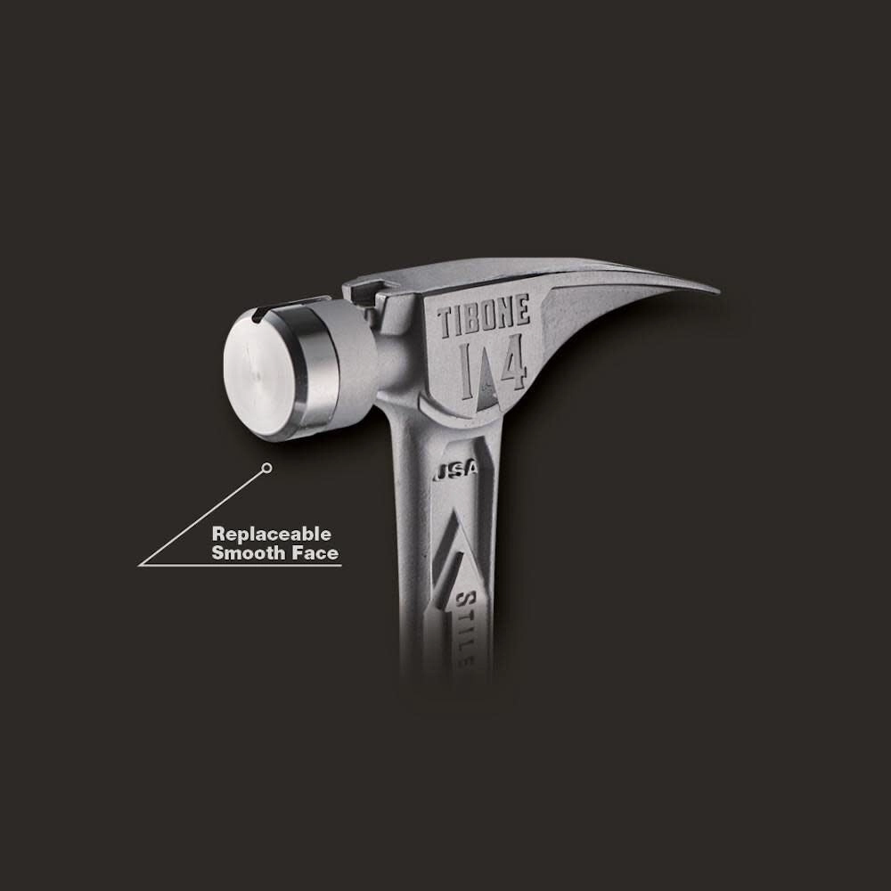 Milwaukee TIB14RSC - STILETTO® TIBONE™ 14oz Smooth/Curved Titanium Framing Hammer