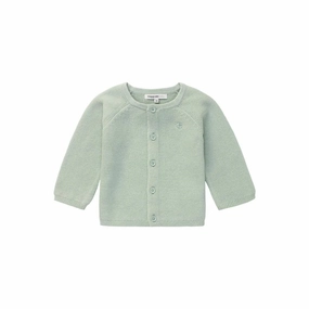 Noppies U Cardigan knit Naga - Grey Mint
