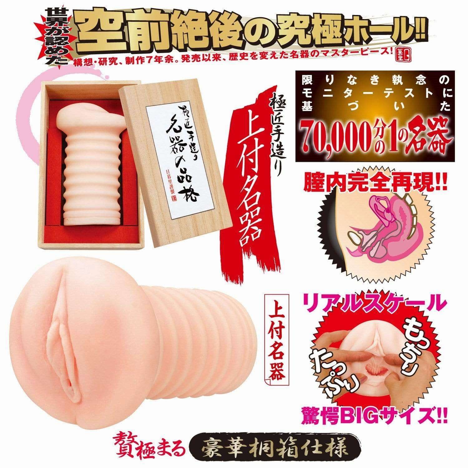 NPG - Dignity Of Famous Meiki Original Onahole (Beige)