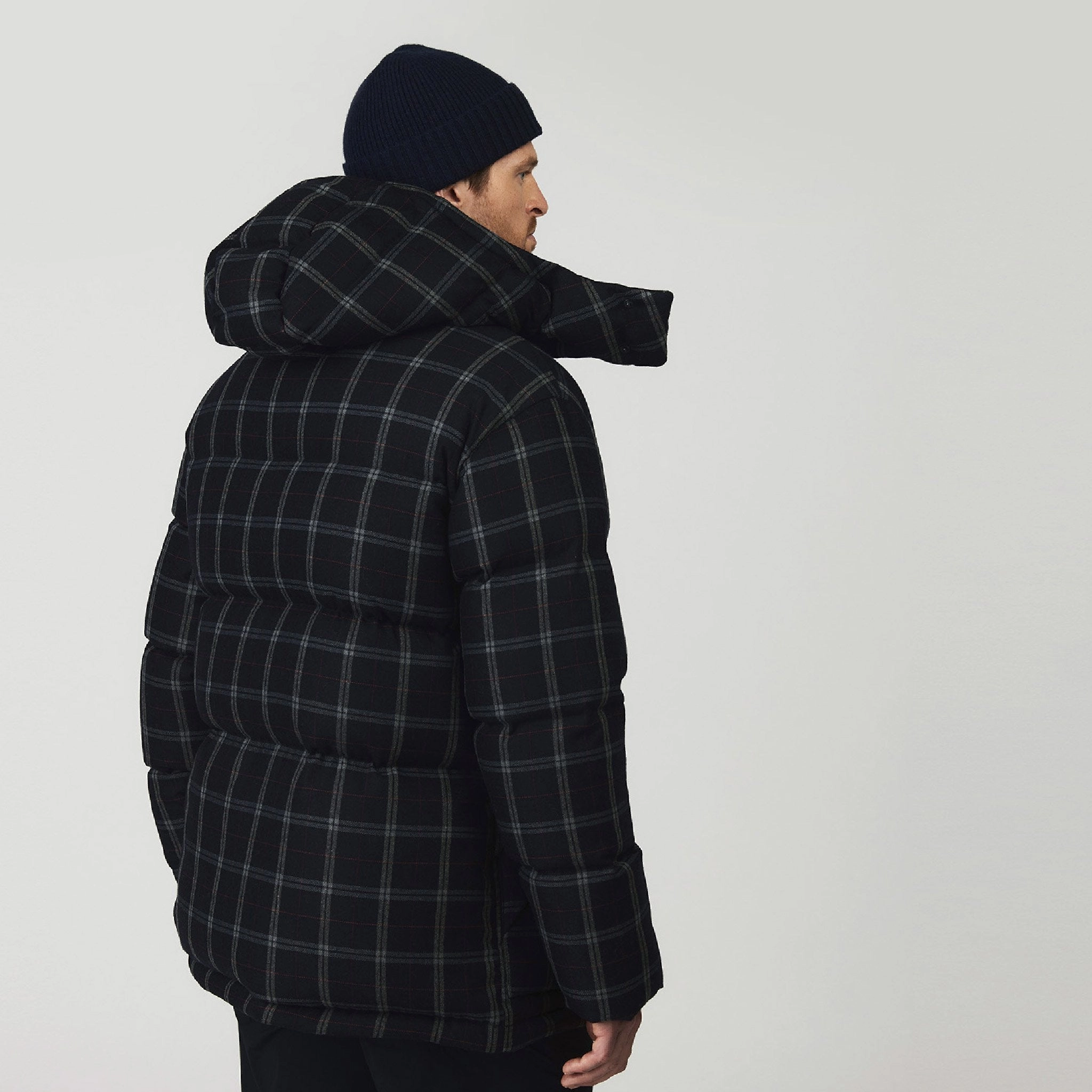 Plaid Terrain Down Parka