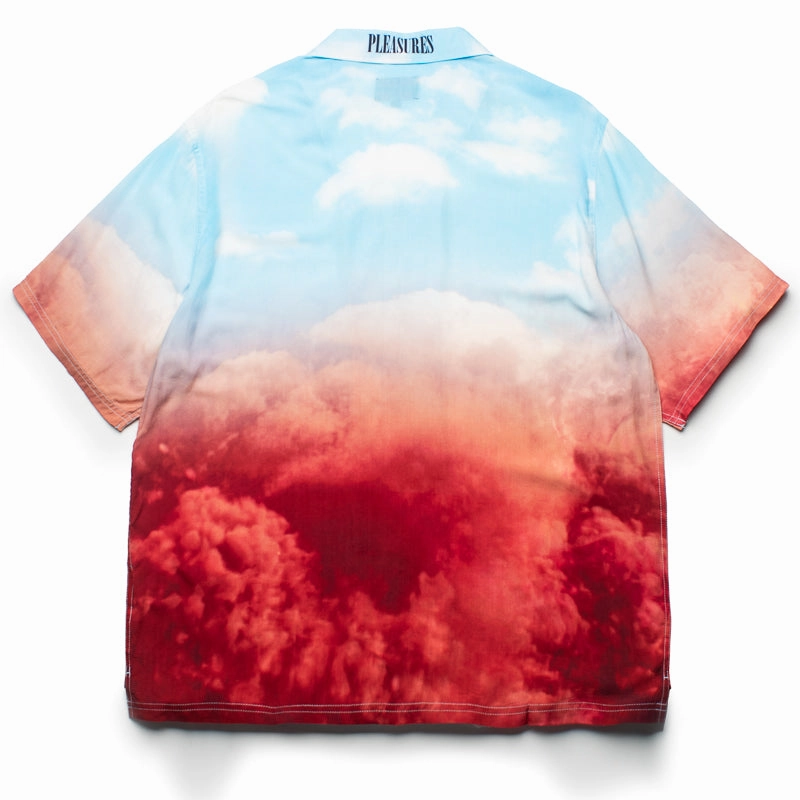 Pleasures Heaven & Hell Button Up Shirt - Sky Blue