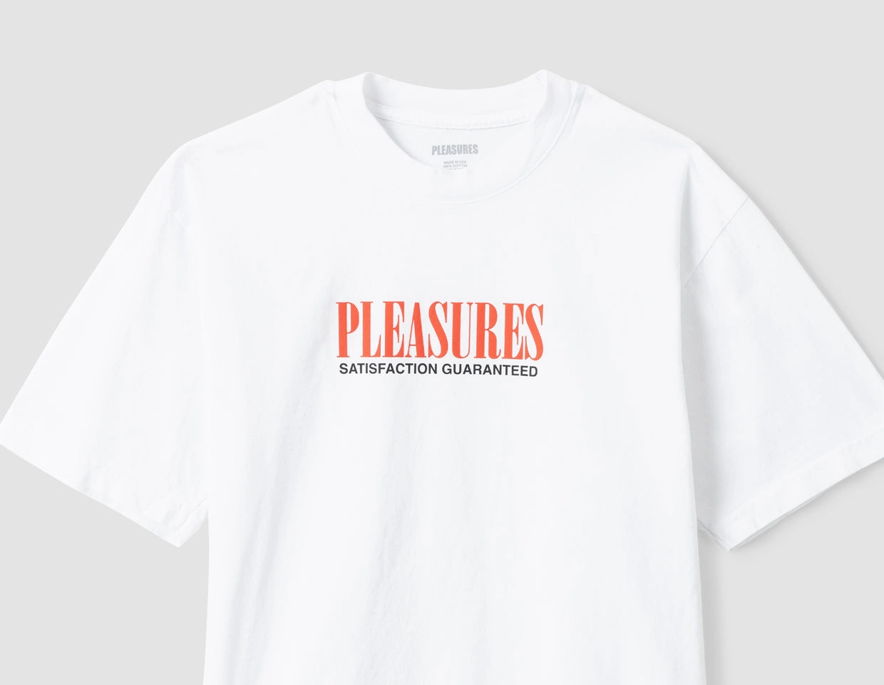 Pleasures Satisfaction Tee White