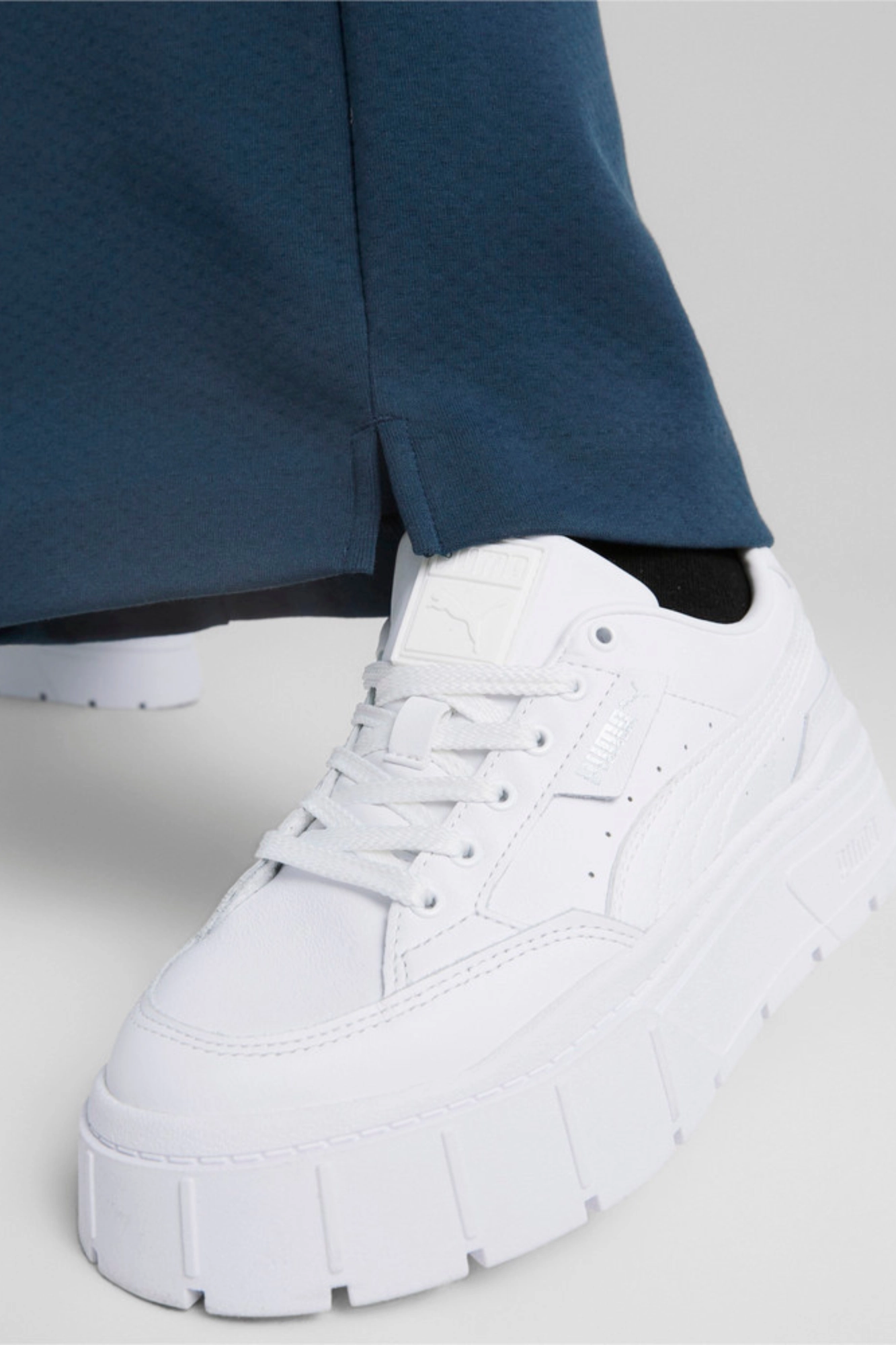 Puma Mayze Stack Leather White