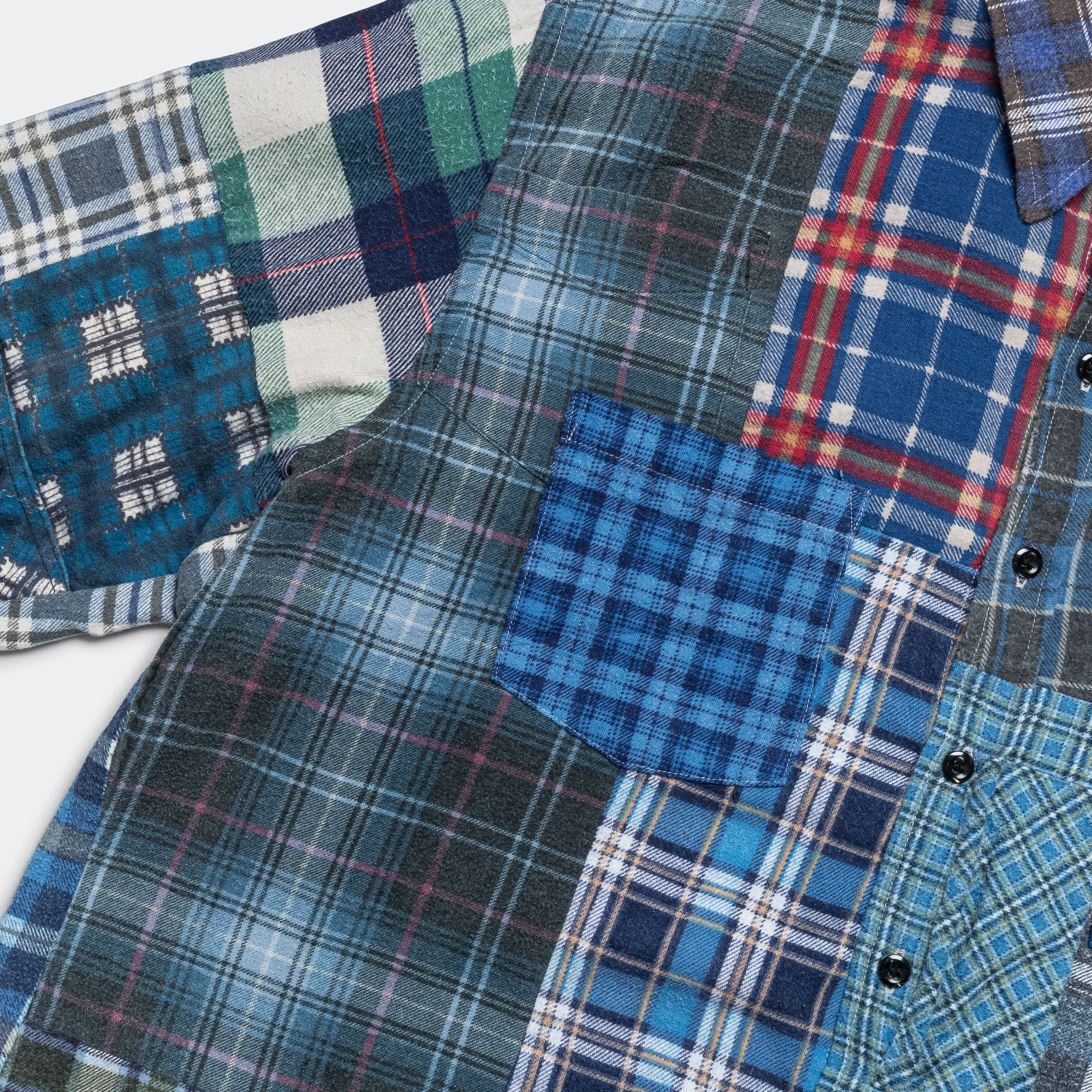 Rebuild Flannel Straight Hem Shirt SS25 - Medium #4