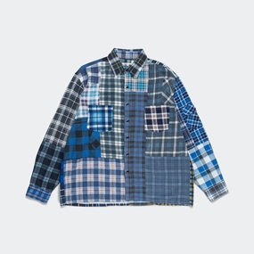 Rebuild Flannel Straight Hem Shirt SS25 - X-Large #3