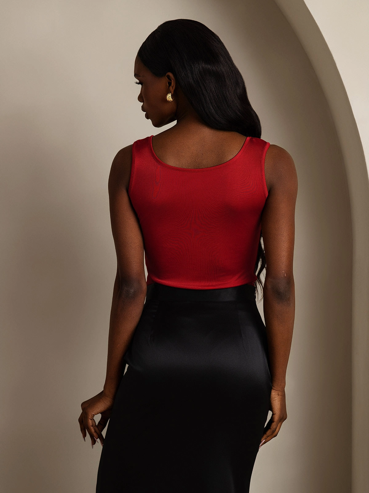 Silk Knitted Lounge Tank Top