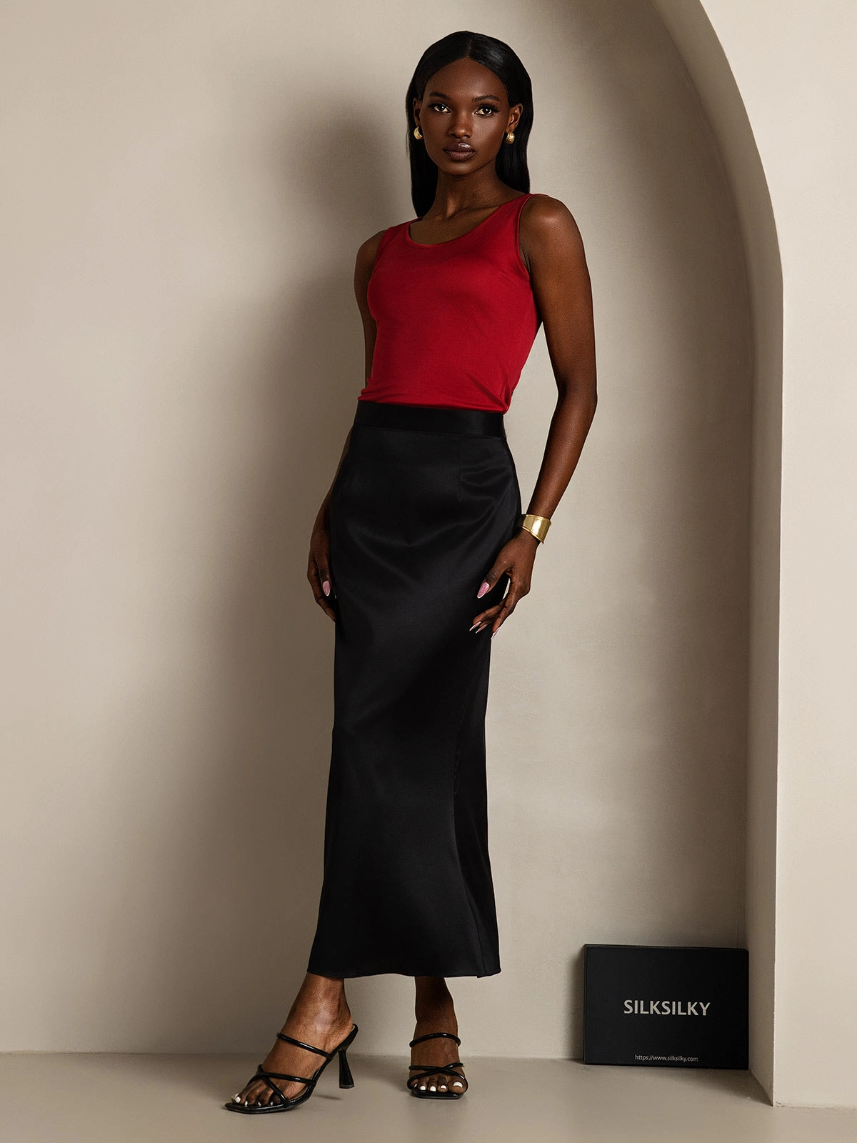 Silk Knitted Lounge Tank Top