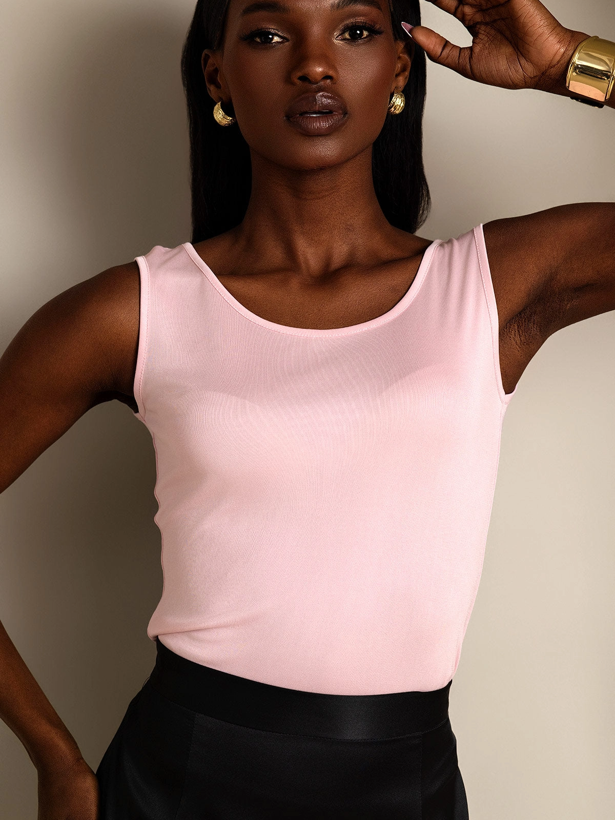 Silk Knitted Lounge Tank Top