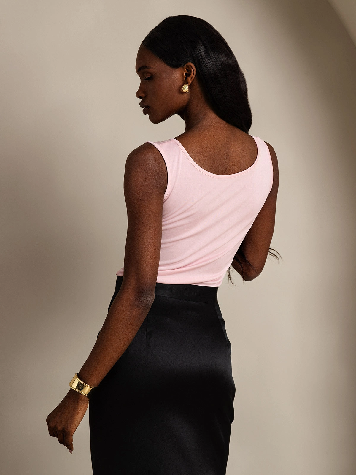 Silk Knitted Lounge Tank Top