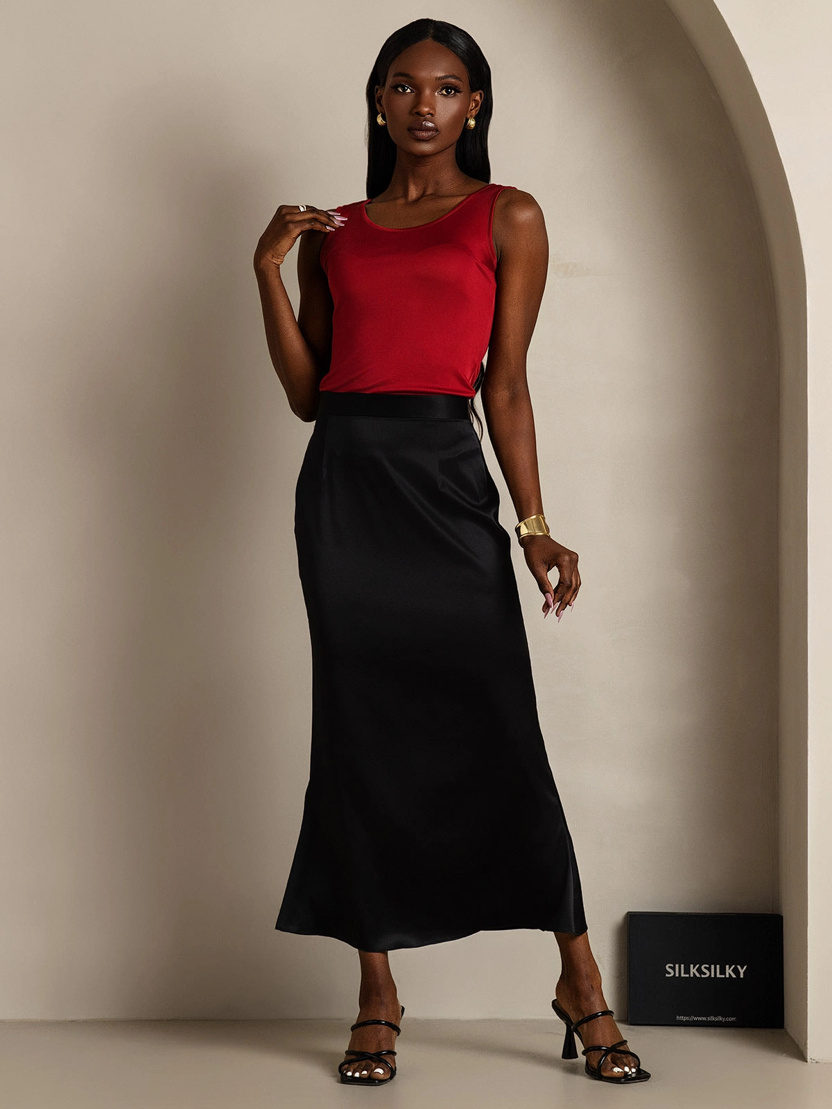 Silk Knitted Lounge Tank Top