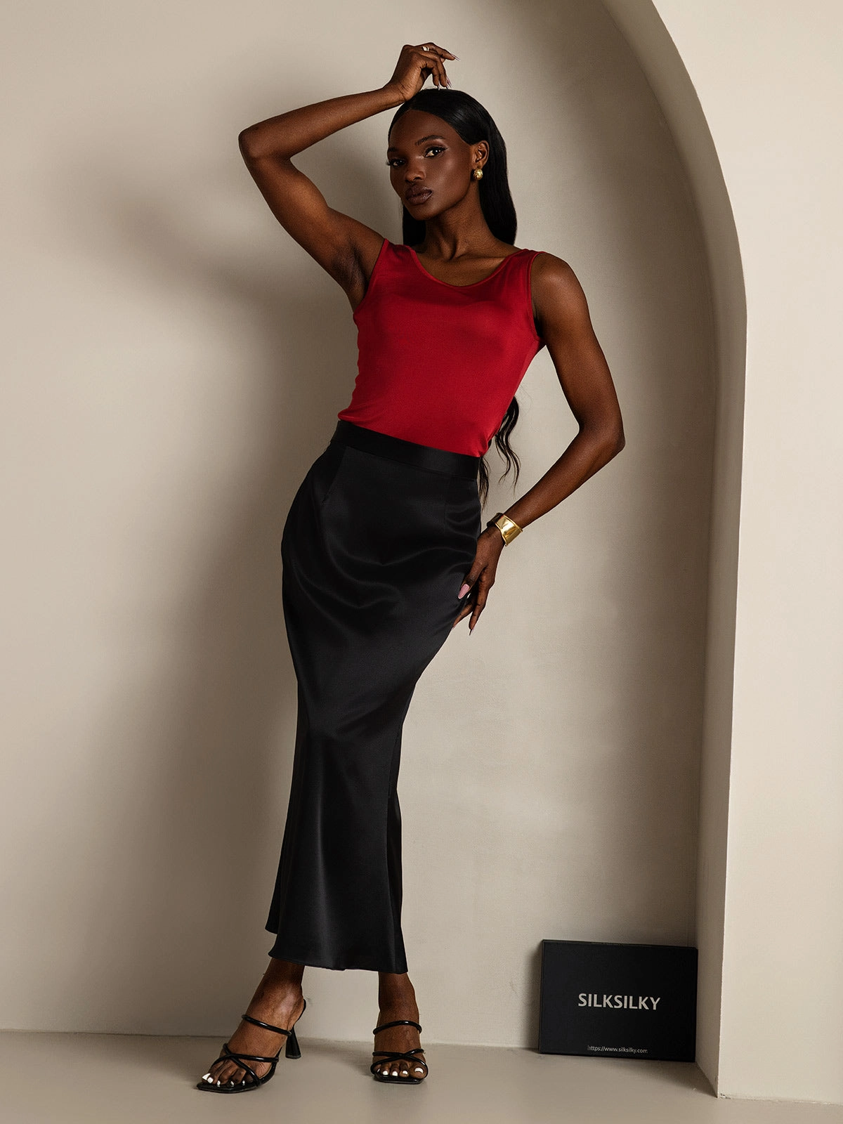 Silk Knitted Lounge Tank Top