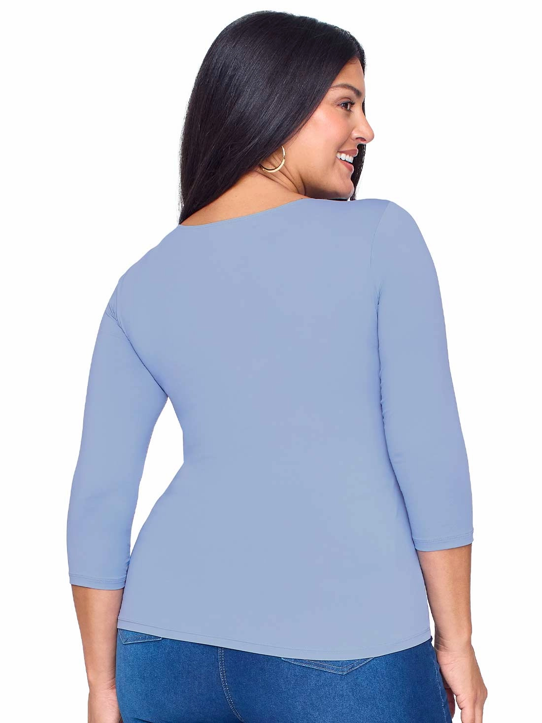 Super Smooth 3/4 Sleeve Top 4423