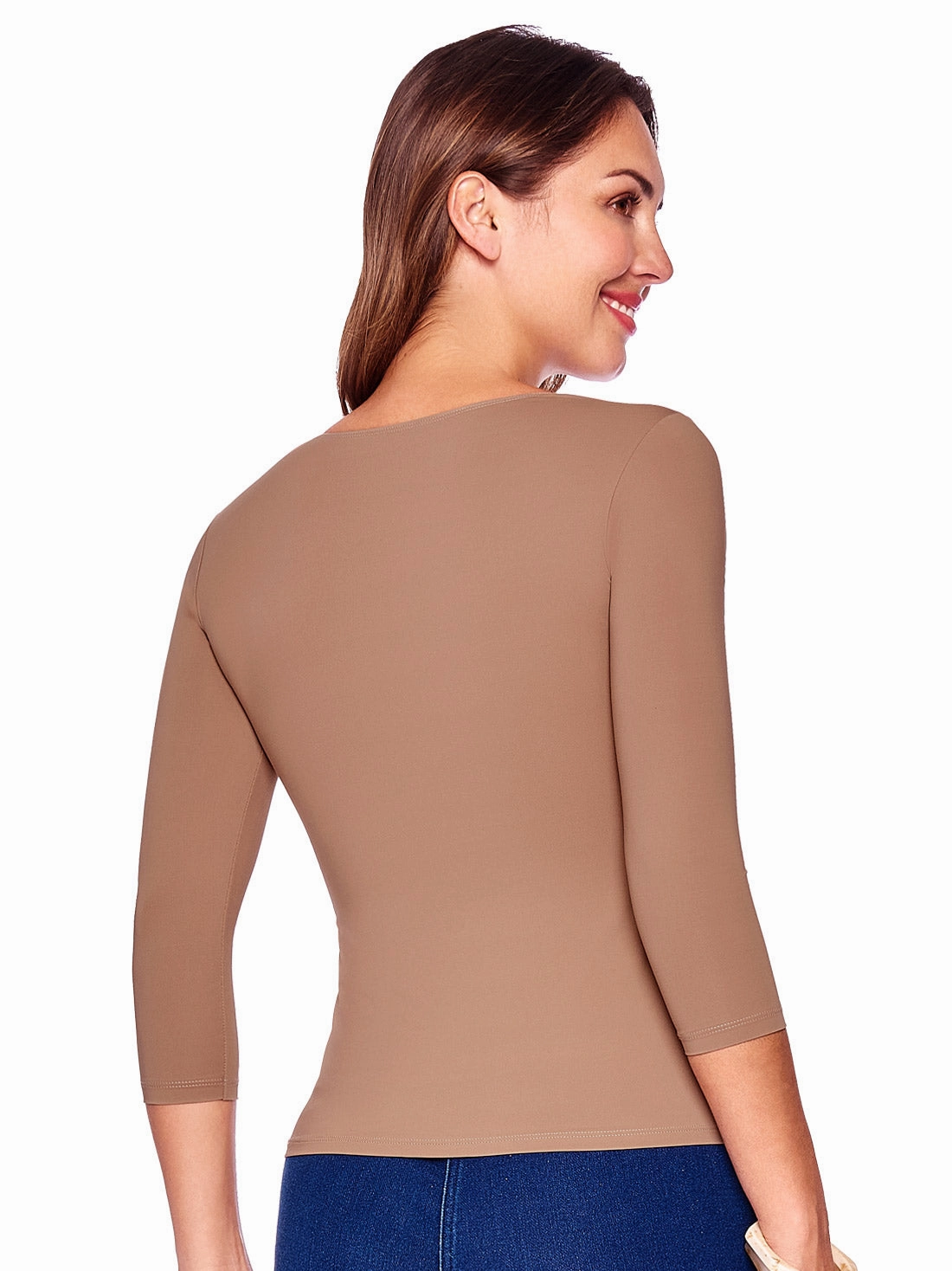 Super Smooth 3/4 Sleeve Top 4423