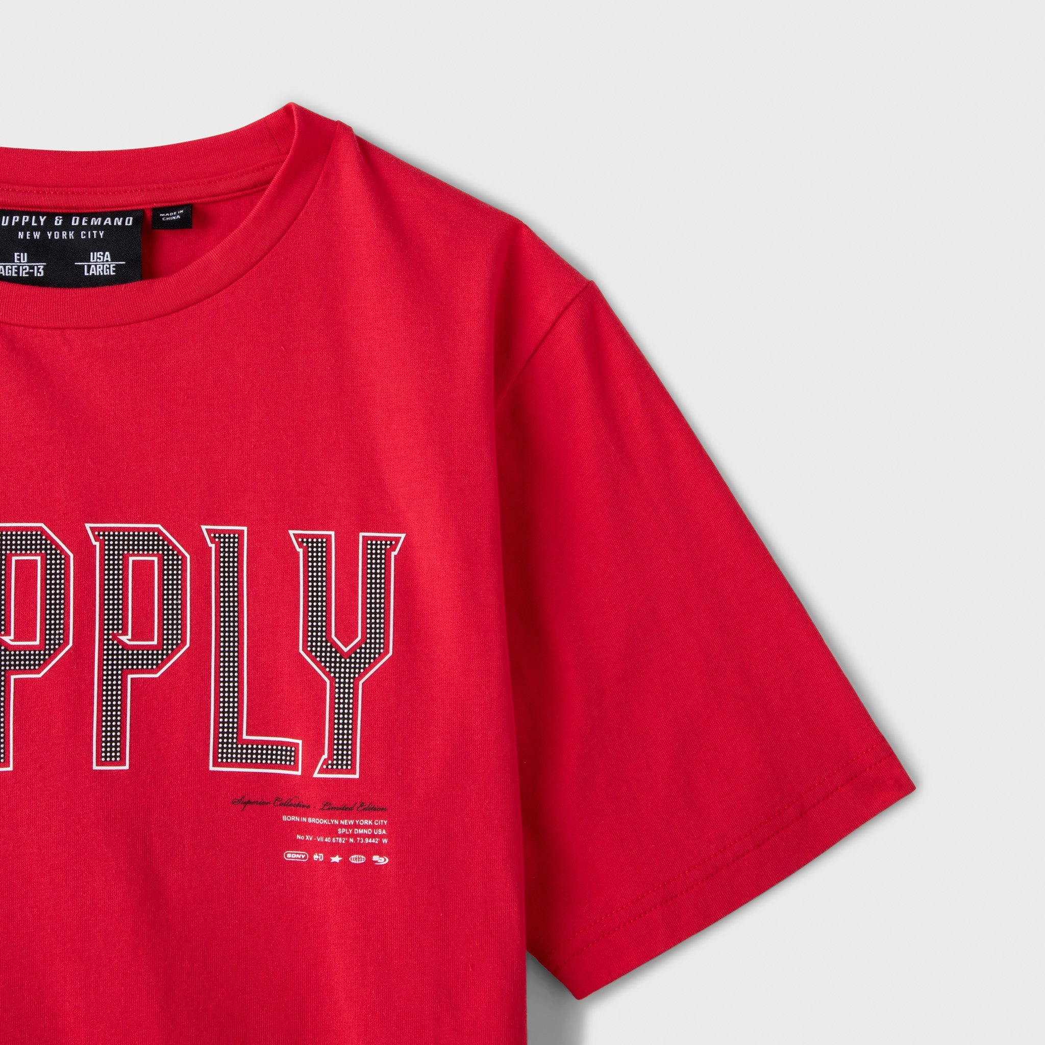 Supply & Demand Junior Boys' Buck T-shirt / Red