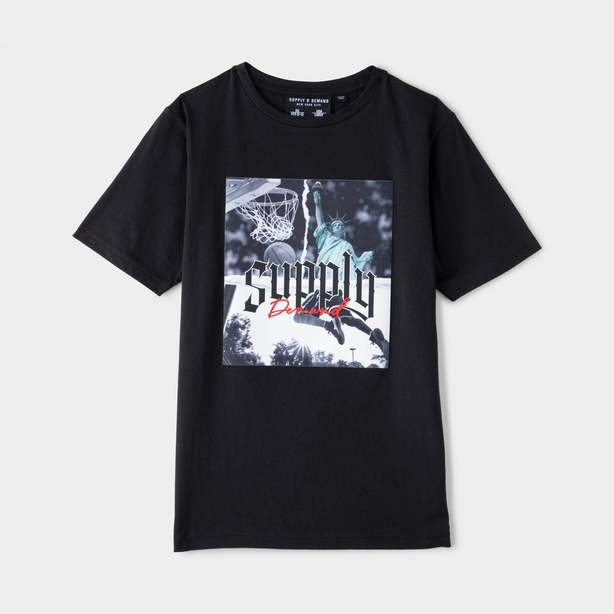 Supply & Demand Junior Boys' Elver T-shirt / Black