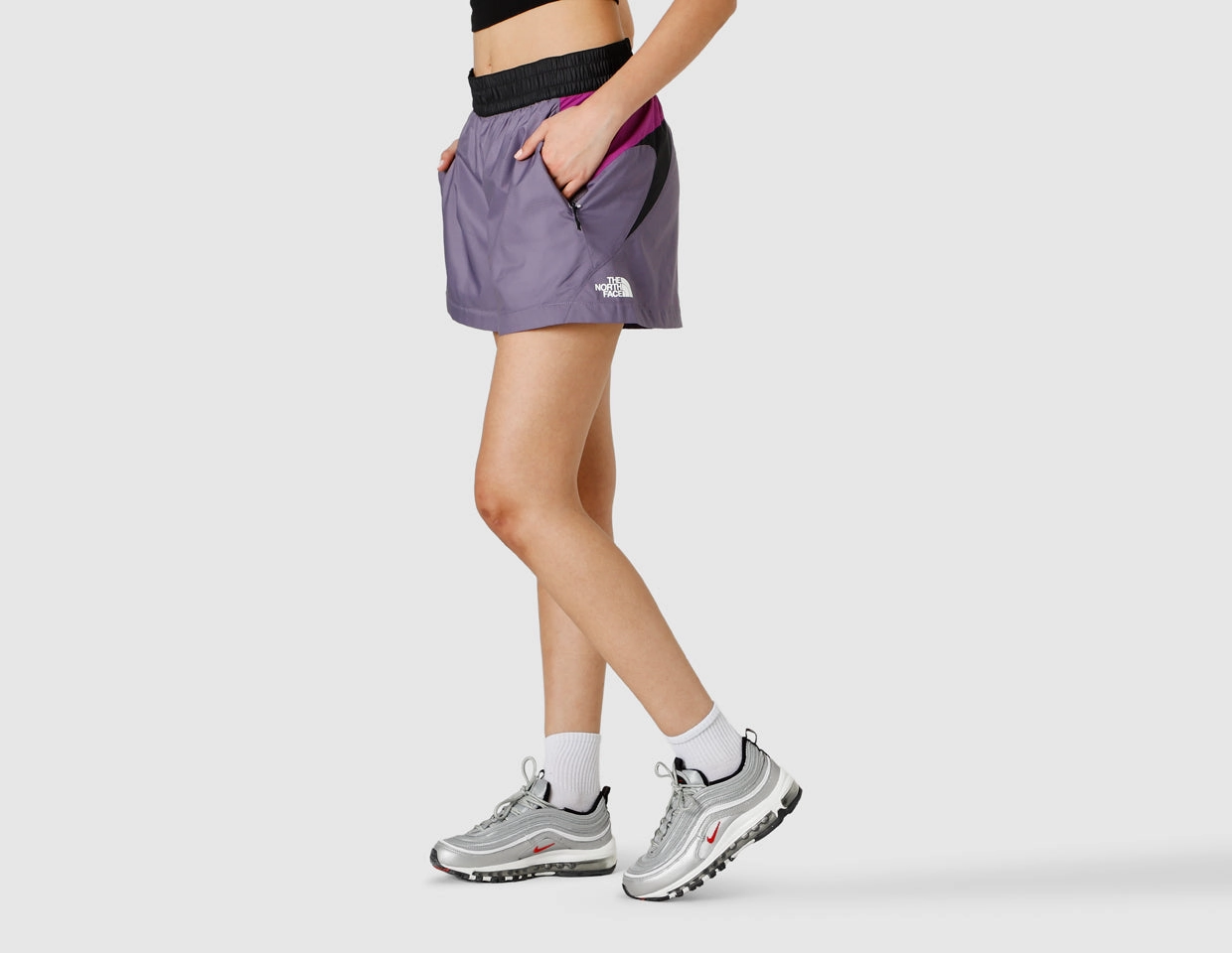 The North Face Women's TNF X Shorts Lunar Slate / Purple Cactus Flower