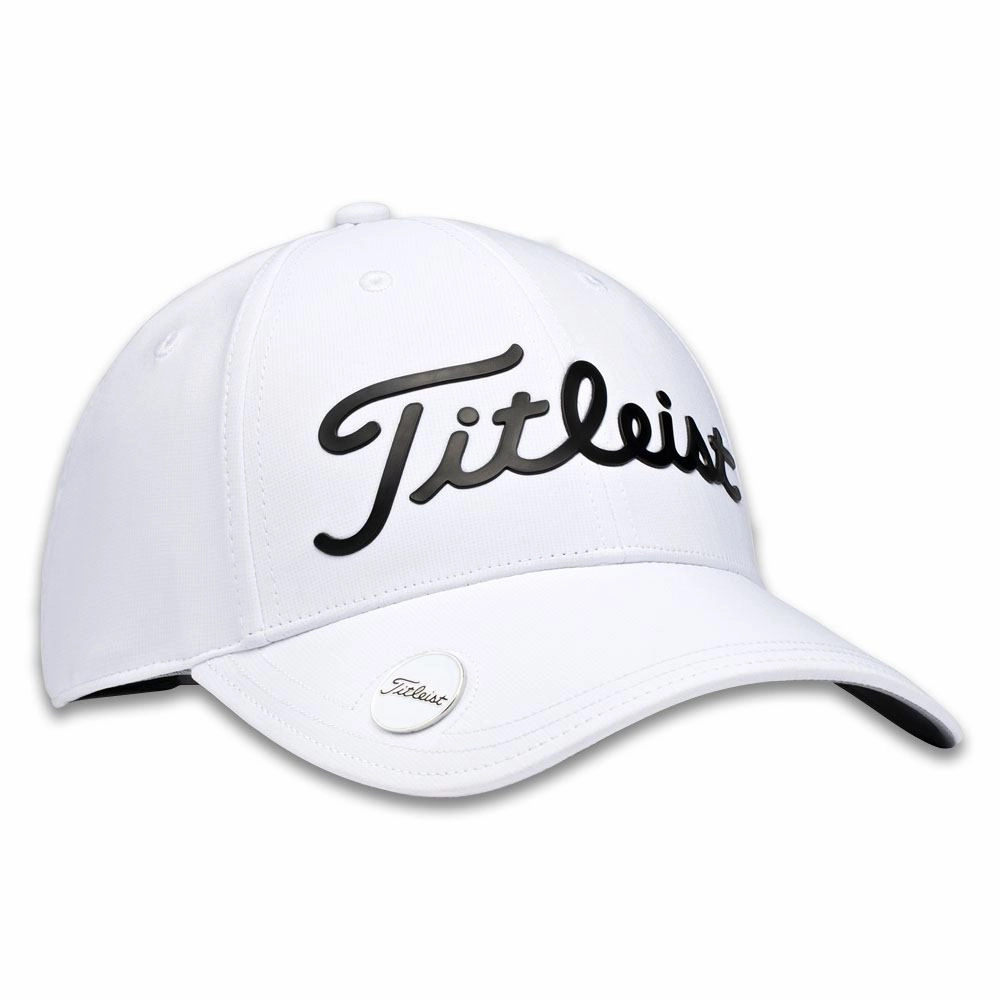 Titleist Players Performance Ball Marker Golf Cap White/Bllack - 24 Women