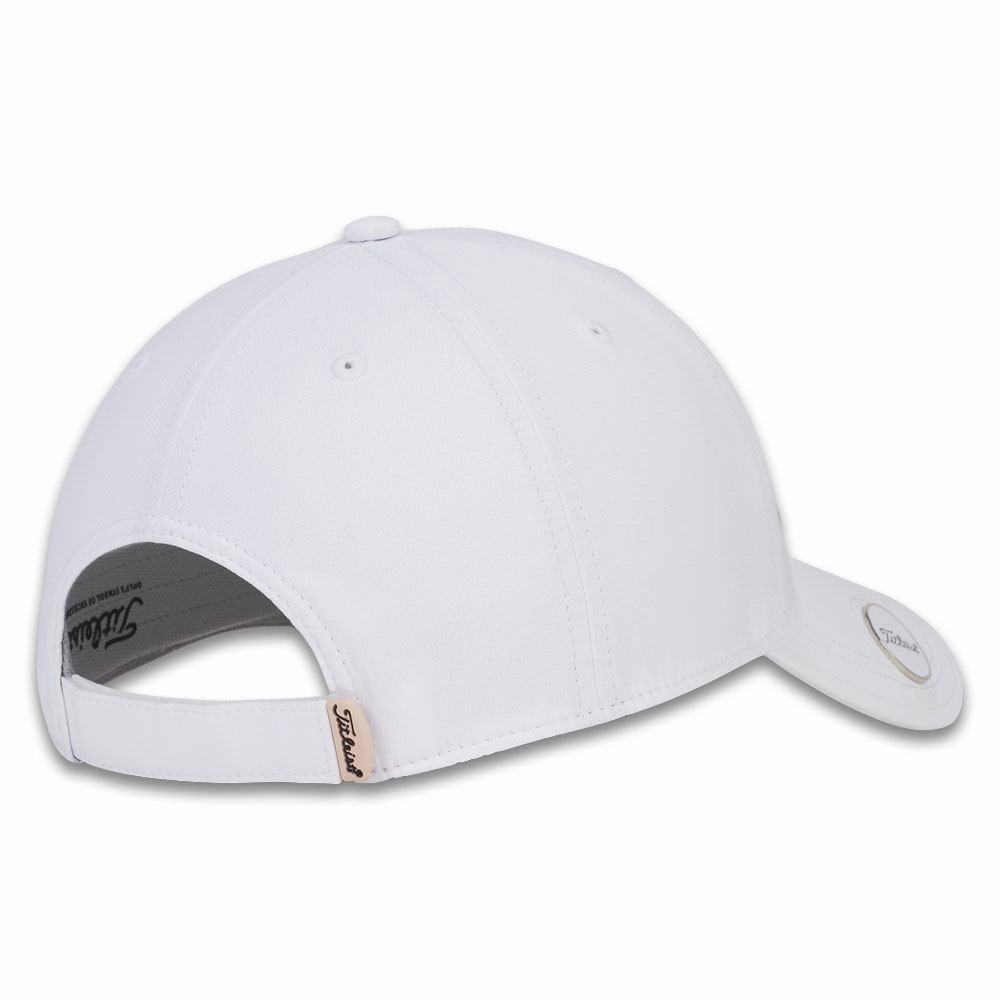 Titleist Players Performance Ball Marker Golf Cap White/Rose - 24 Women