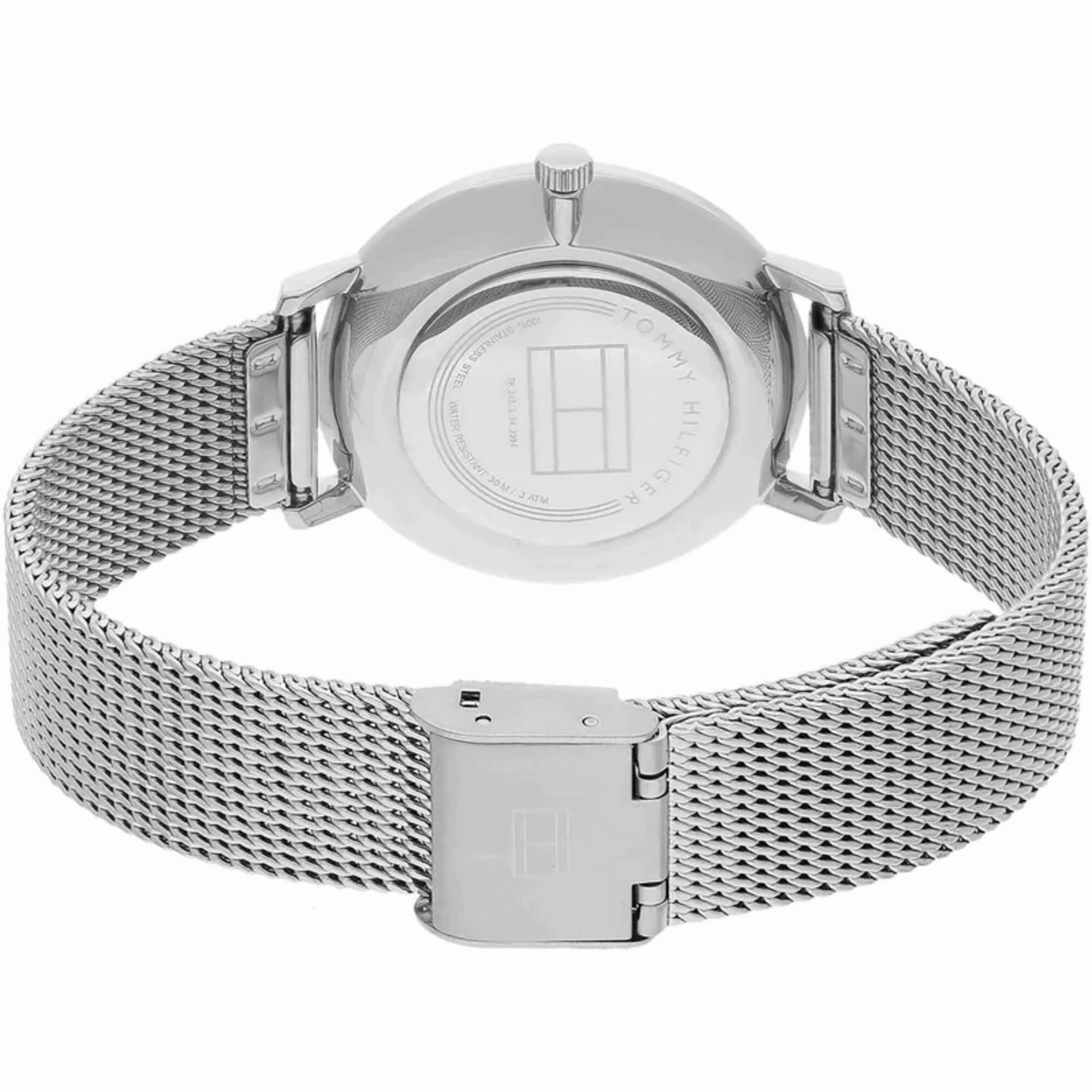 Tommy Hilfiger Women's Watch - Pippa Light Rose Dial Silver Mesh Bracelet | 1781920