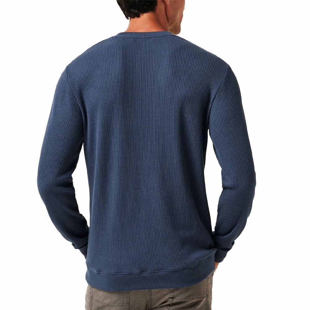 TravisMathew Nonrev Golf Sweater Mood Indigo/Vintage Indigo - SS25 Men