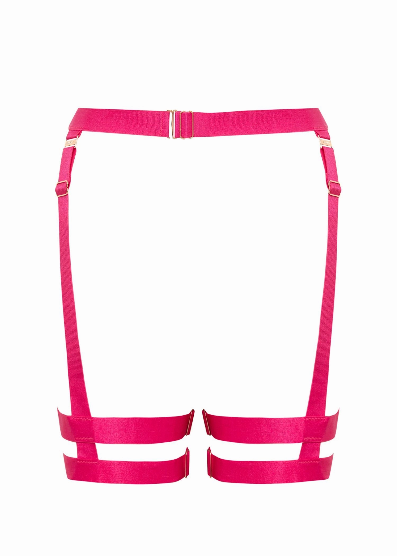 Trinity Thigh Harness (Fuchsia Pink)