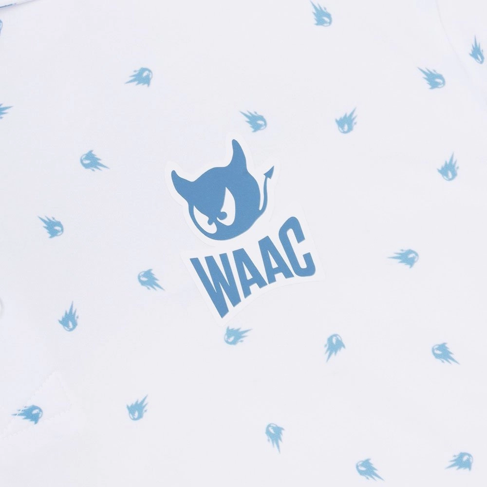 WAAC Fire WAACKY Golf Polo White - FW24 Men