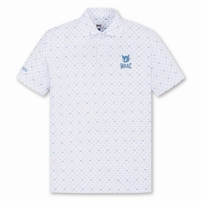 WAAC Flying WAACKY Dot Golf Polo White - FW24 Men