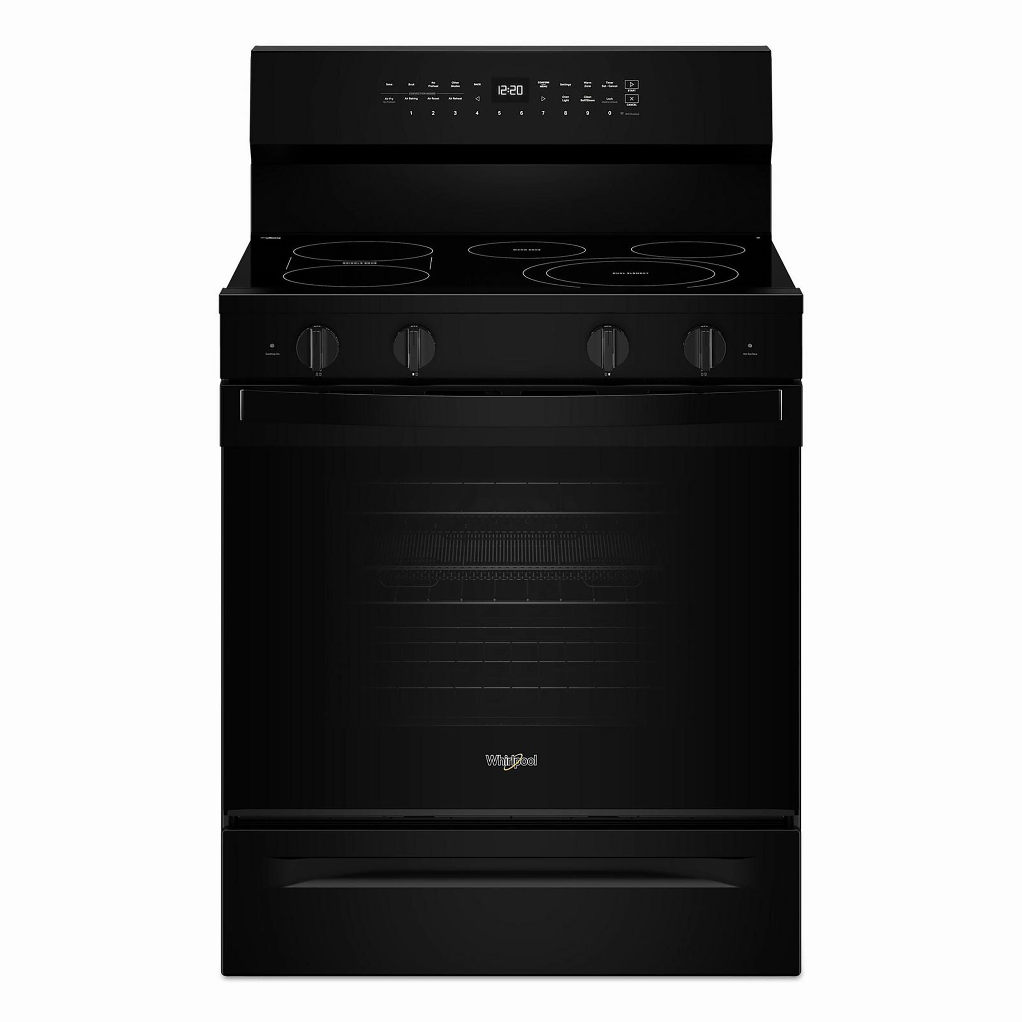 Whirlpool Black Freestanding Electric Range (5.3 Cu.Ft.) - YWFES7530RB