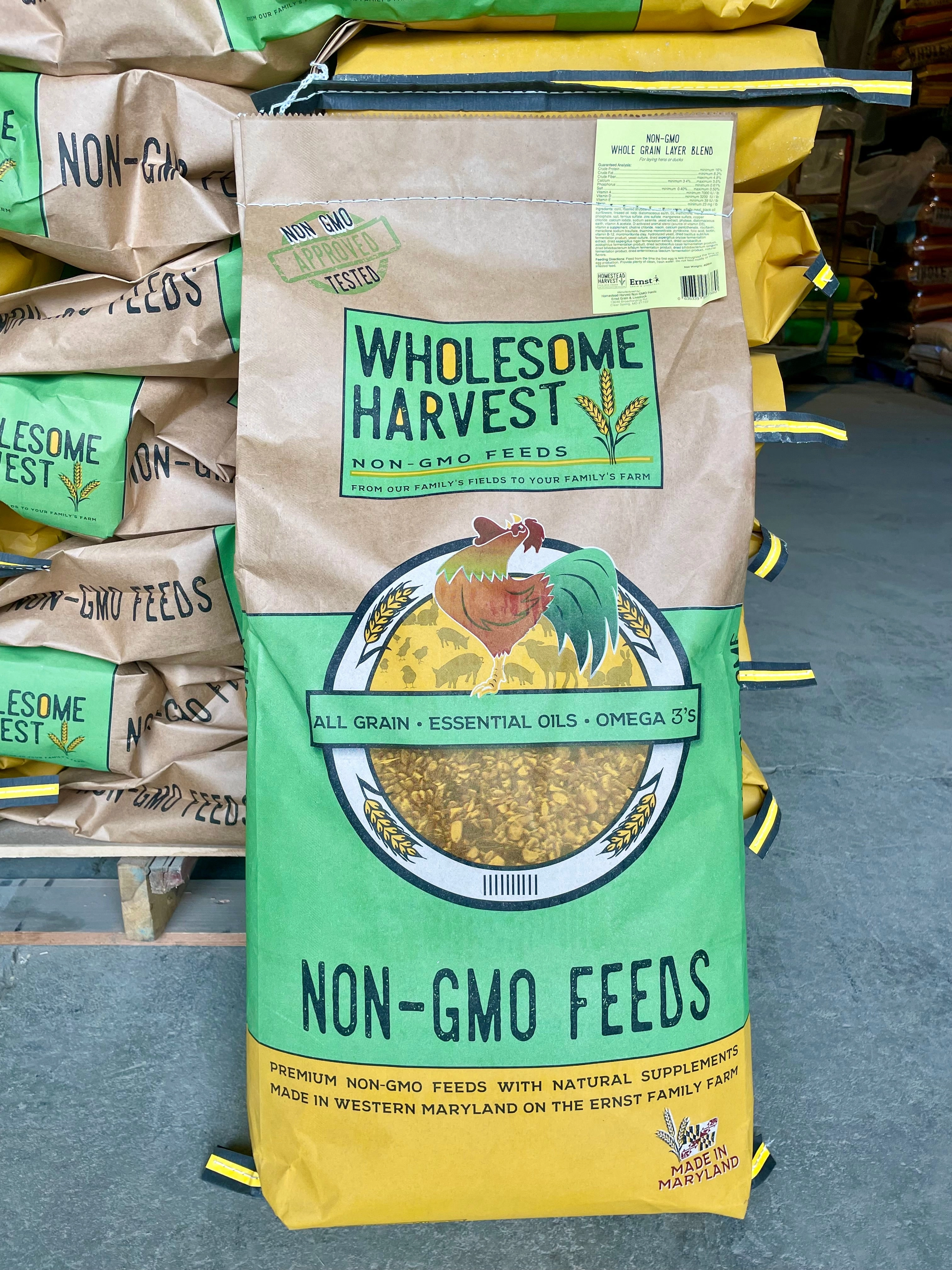 Wholesome Harvest Non-GMO Quail Layer 26% for laying Quail