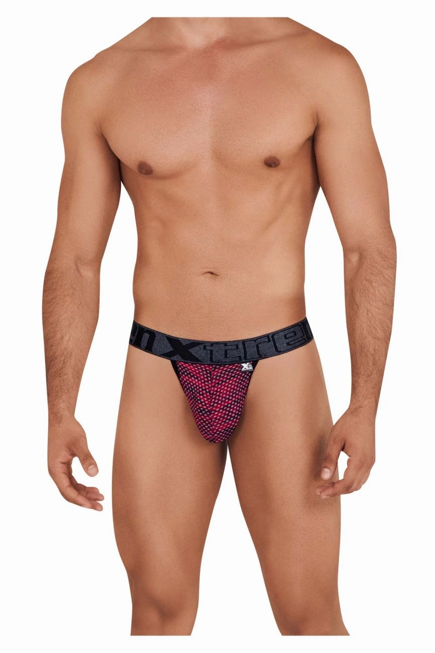 Xtremen 91098X Microfiber Mesh Bikini Color Red